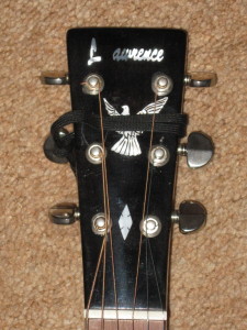 Lawrence style peghead